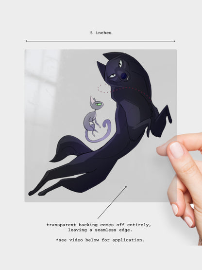 Inuu Leap of Faith // Permanent Sticker