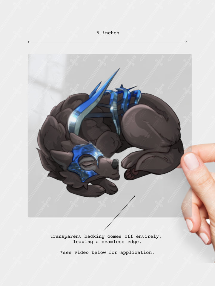 Grissom // When The Blade was Sleepy // Permanent Sticker